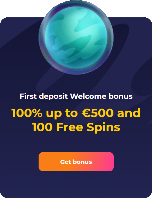 first deposit welcome bonus form with planet